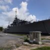 バンコク近郊のプラジュンジョムクラオ要塞で日本製駆逐艦「メクロン」を見学