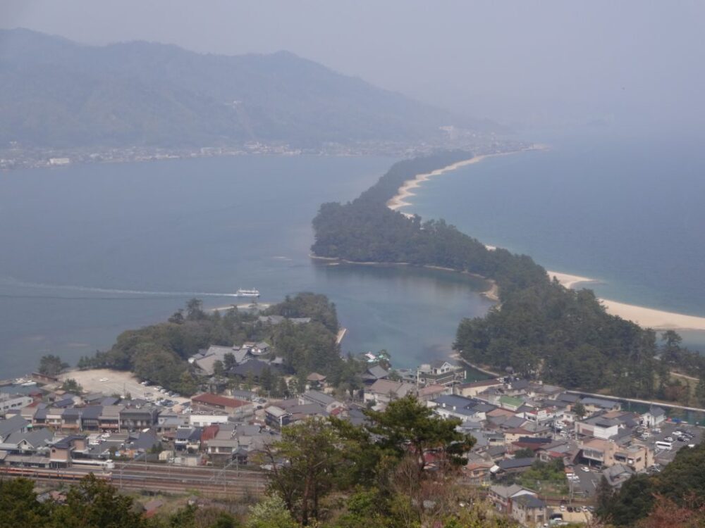 日本三景「天橋立」を両側から見物する方法 