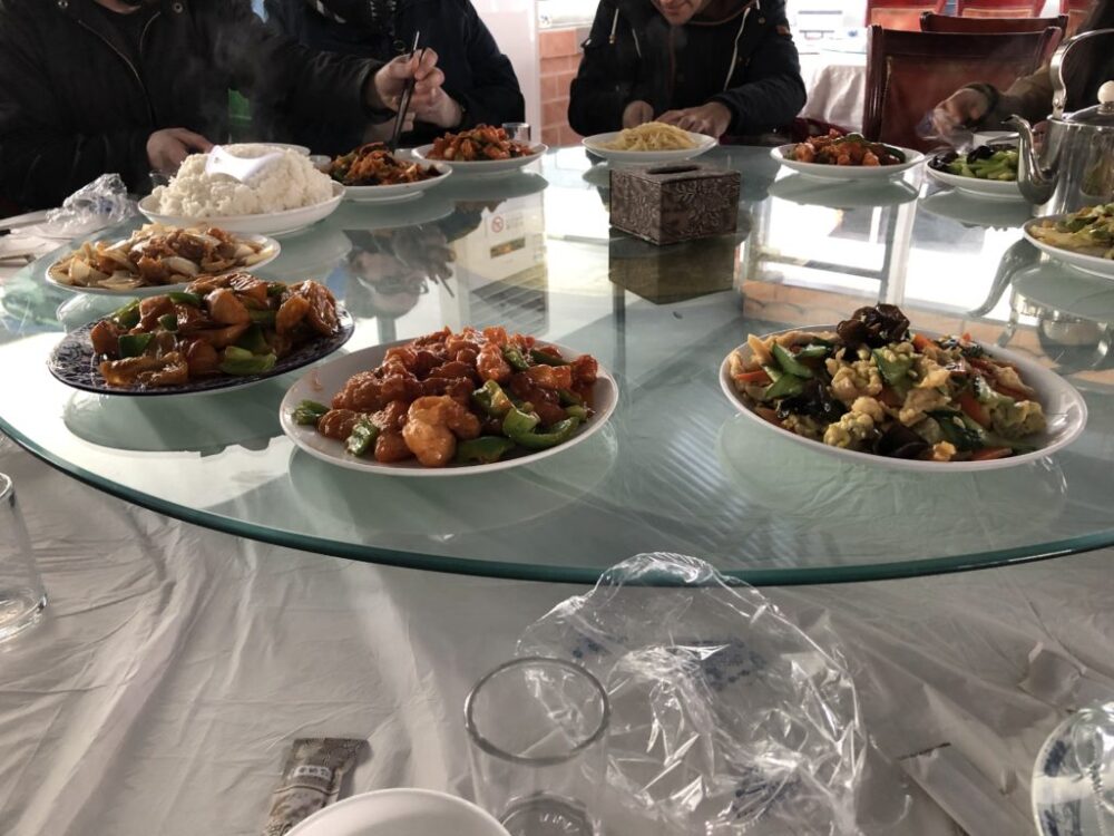 昼食の中華