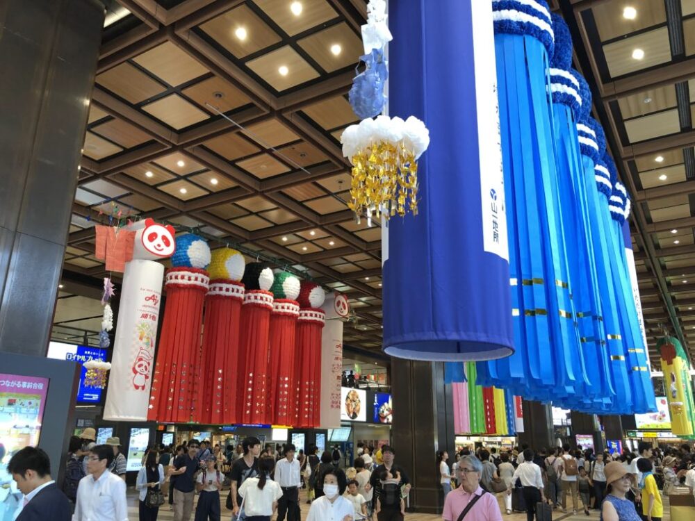 仙台駅の装飾