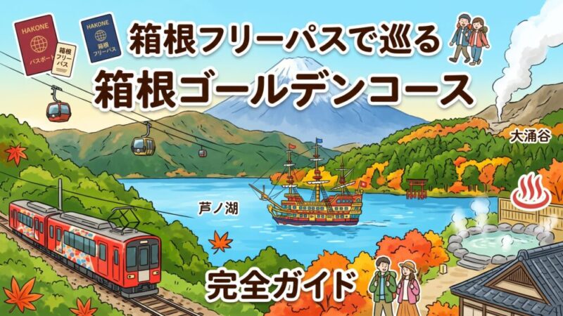 箱根フリーパスで巡る箱根ゴールデンコース完全ガイド｜おすすめ回り方・所要時間とルート沿いの厳選温泉宿 