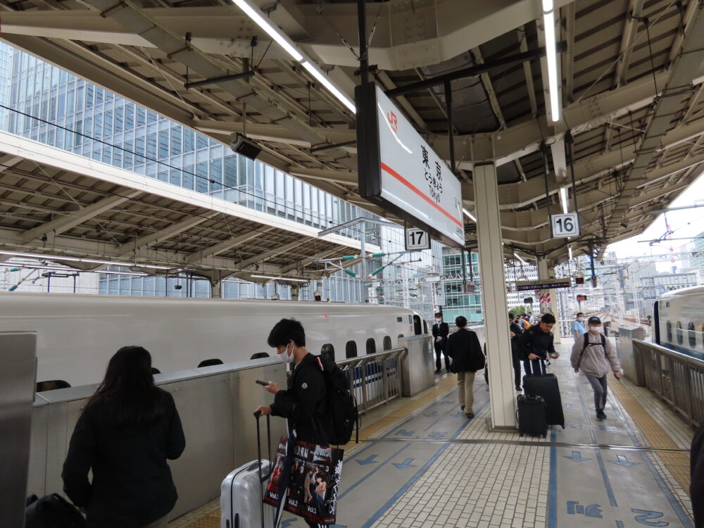 東京駅の東海道新幹線ホーム