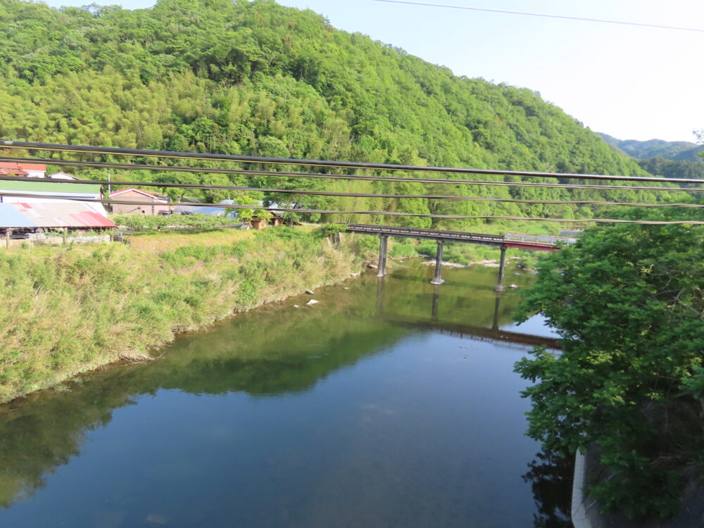 SLやまぐち号からの車窓の風景