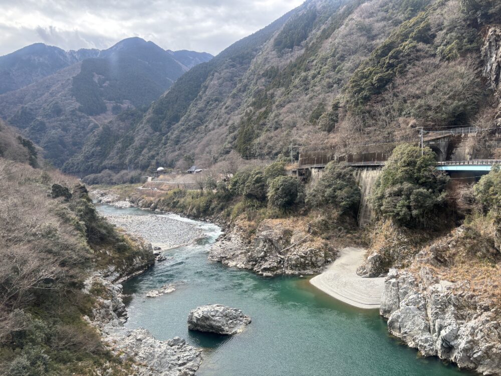 吉野川渓谷の絶景