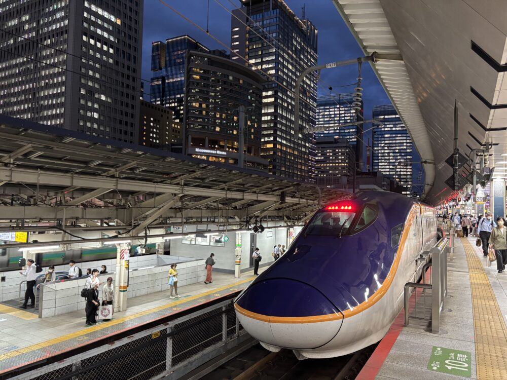 東京駅のE8系つばさ